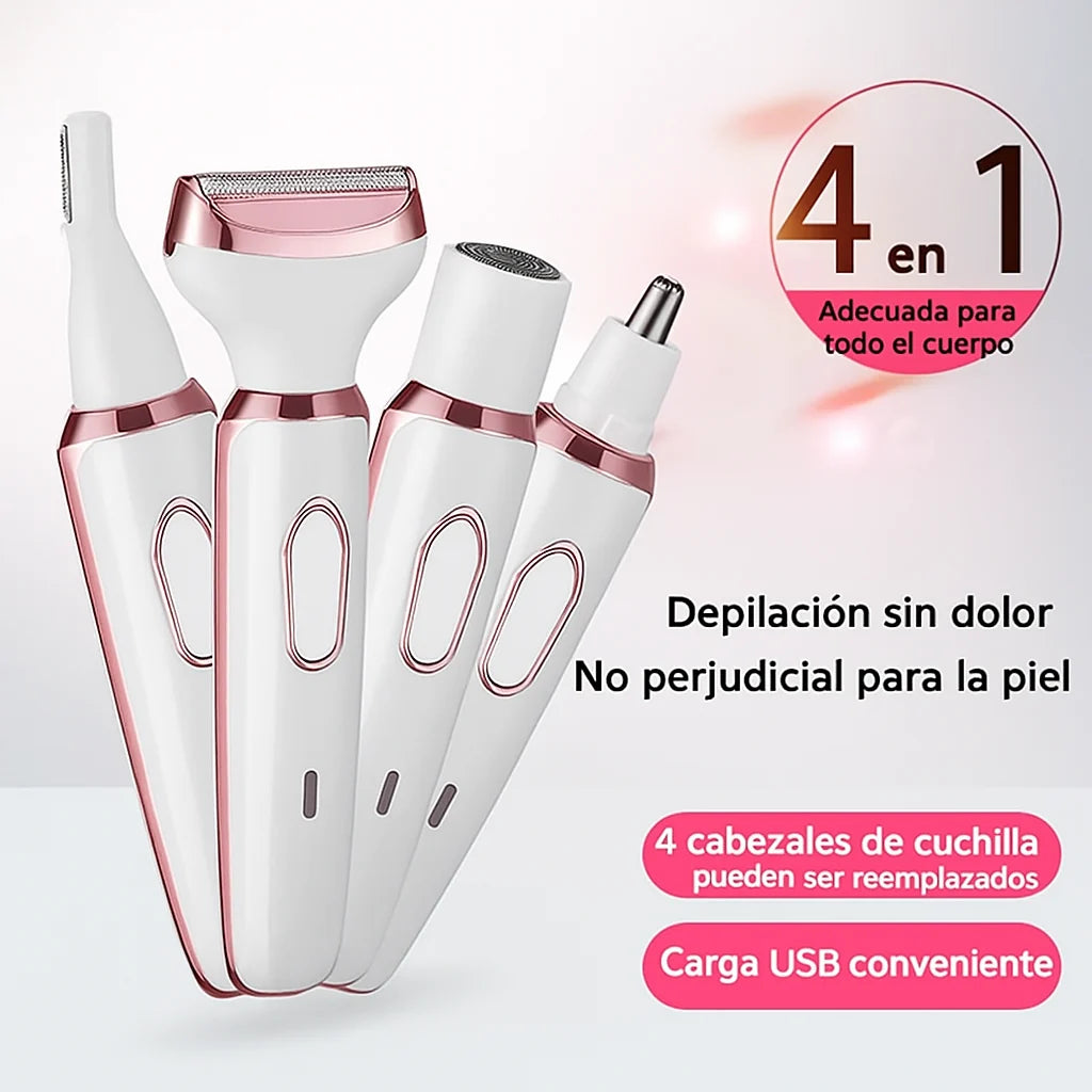Depiladora Femenina 4 En 1