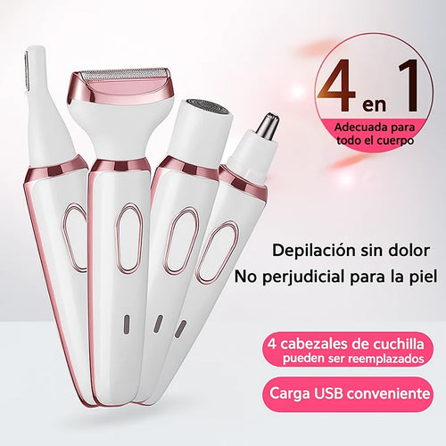 Depiladora Femenina 4 En 1